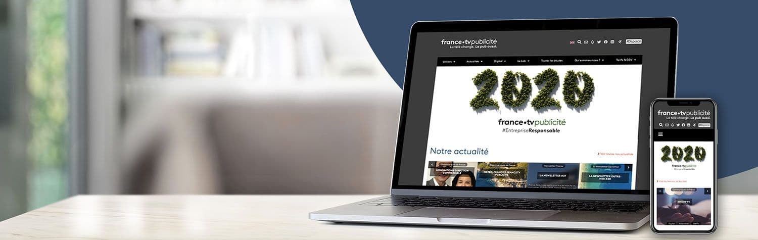 FranceTV Publicité launches the French-language version of its new website